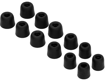 6 Paar Memory-Schaum-Spitzen (S/M/L) für 3 mm - 4 mm Verbindungsloch, In-Ear-Kopfhörer, kompatibel mit TIN HiFi T2/T2 Pro, Shure SE846/535/215, Winston W-Serie, Meizu Live