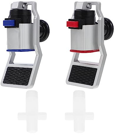 Mipcase Water Dispenser Faucets-2pcs Water Cooler Faucet Replacements Universal Water Dispenser Tap, Cold and Hot Water Spigot Push Style Spigot, Gravity Feed