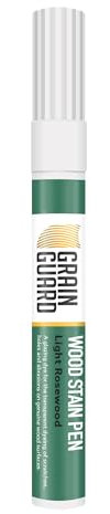 GRAIN GUARD Wood Stain Touch-Up Marker Pens | LIGHT ROSEWOOD | For Touching Up & Staining Scratches, Scuffs, Marks & Dents | Wooden Floors, Furniture, Doors, Windows | Fast Drying & Waterproof