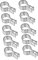 JECOMPRIS 10 Stück Klemmzaun Spannband Spannband Für Edelstahl Spannband Zuhause Industrie Spannband Tor Spannband Spannband Für Tor Spannband Für Zuhause