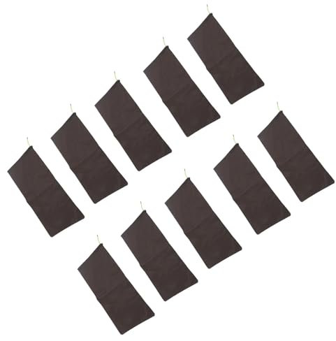 Sandsäcke Als Hochwassersperre Sandfreie Sandsäcke Kordelzug Flut Wasser Barrieren Polyester 9.8x19.7in Damm Tasche for Keller Garage Anti Flut Sandsäcke Zum Schutz(Brown)