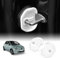 KUNGKIC For Fiat 500 Fiorino Punto Fullback Qubo Doblo Panda Silica Gel Cover Car Door Lock Dust Cover Accessories Interior Parts Trim (White)