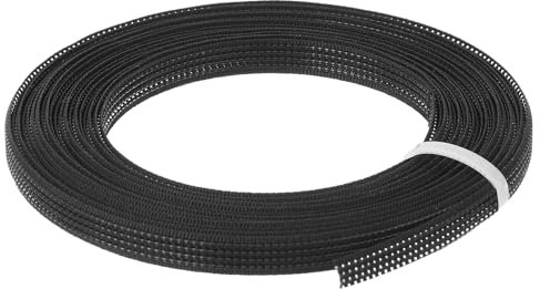 QUARKZMAN Nähen Knochen, 1 Stück 5 Yards 6mm - Polyester Durchnähbares Niedrigdichtes Korsett Knochen für Brautkleid, Brautkleid (Schwarz).