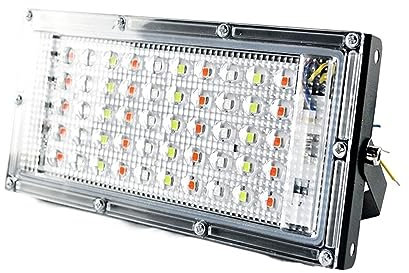STRAFBRG Proyector LED Luz de inundación LED 50W 100W reflector for exteriores RGB proyector for exteriores lámpara de calle impermeable iluminación de jardín Iluminación de paisaje RGB(100W)