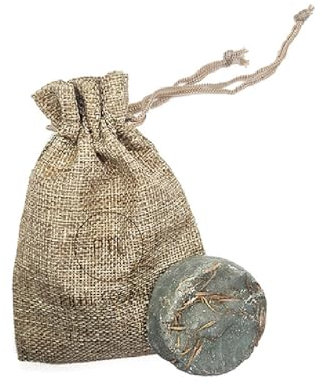 CHAMPÚ ANTIPIOJOS - Champú Sólido – Elaboración Artesanal con Derivados de Aceites Esenciales de Té, Limón, Eucalipto y Coco. Sin Productos Químicos. 100% Vegano Natural. 60 Gramos. PH Neutro.