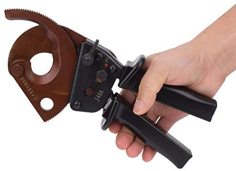 2PCS Cable Cutters, Ratchet Wire Cutter for Aluminum, Copper, and MultiCore Cables Up to 300mm², J40A Ratchet Cable Wire Cutter