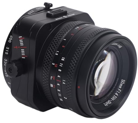 Obiettivo della Fotocamera con Cornice APS C da 50 Mm F1.4 Messa a Fuoco Manuale Obiettivo Tilt Shift con Ampia Apertura per Porta M4/3 per Fotocamera G1 G2 E PL1 E PL2