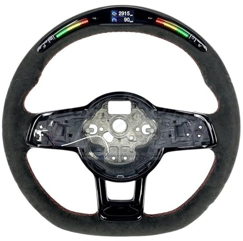 Autolenkräder kompatibel mit Golf MK7 R, GTI und GTD, Displaybeleuchtung, Sportlenkrad-Baugruppe (Größe 2)