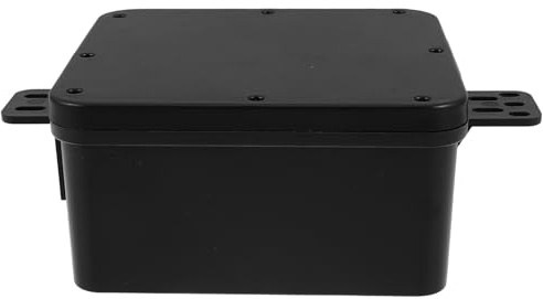 Beavorty Electric Wheelchair Battery Box Plastic Wheelchair Battery Holder Box 12a Side Mount Black Carrying Case and Mobility Scooters