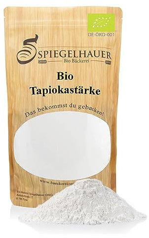 Almidón de tapioca ecológico 1 kg de almidón de tapioca ideal para hornear, cocinar, espesar y atar pudín