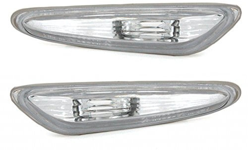Depo Seitenblinker Set Klarglas Chrom Blinker