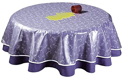 GRASEKAMP Qualität seit 1972 Tischdeckenschoner PVC Folie 130x180cm Oval