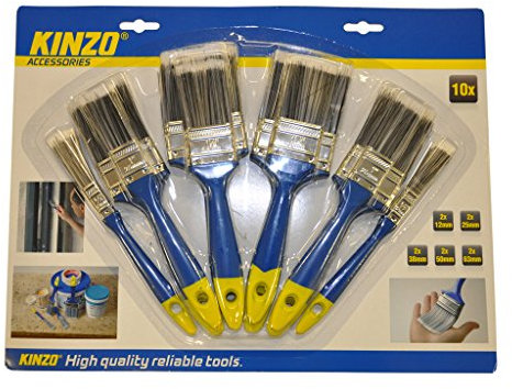 Kinzo 871125279438 Pinsel-Set – Blau/Silber
