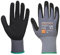 Portwest Dermiflex Nitrilschaum-Handschuh, Größe: M, Farbe: Schwarz, A350BKRM