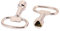 sourcingmap 2pcs Clé Triangle Poubelle Clé douille pour 8mm Triangulaire Panneau Serrure Armoire