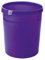 HAN Corbeille à papier GRIP - 15 corbeilles, corbeille à papier élégante, chic et robuste, capacité 18 litres, violet, 18190-57