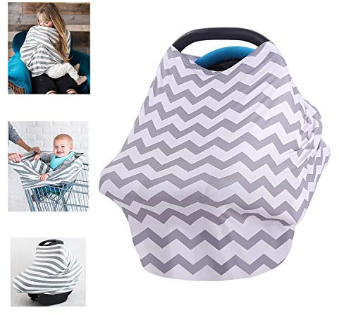 Multi Bio Baumwolle Still Baby Auto Set Cover Himmel Warenkorb Bezug Swaddle Decke für Säuglinge Neugeborene Kleinkinder Dusche Geschenk