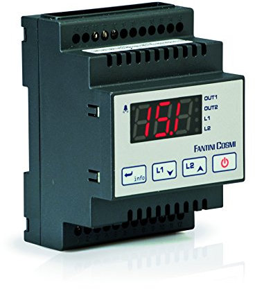 Fantini Cosmi Thermostat On/Off, noir, L03BM2A