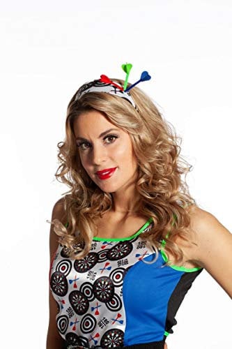 Wilbers&Wilbers Kostüm Zubehör Diadem Darts Karneval Fasching Verkleiden