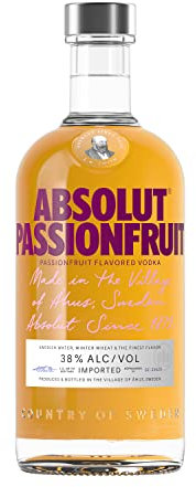 ABSOLUT VODKA Passionfruit Vodka aromatisée - 38%, 70cl