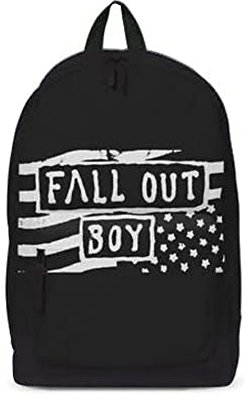 Fall Out Boy Flag Unisex Rucksack schwarz 100% Polyester Band-Merch, Bands, Musik