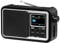 Trevi DAB 7F96 R Radio Portatile con Ricevitore DAB/DAB+ / FM, Display a Colori da 2, Stazioni Memorizzabili, Bluetooth, AUX-IN, Orologio con Due Sveglie Programmabili, Batteria Ricaricabile