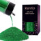 Renfio Ultrafeines Glitzerpulver, metallisches Harz, Glitzer, 50 g, PET-Flocken, Basteln, Pailletten, 0,2 mm, Epoxidspäne für Becher, Schleim-Dekoration, grasgrün