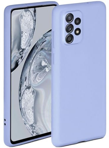 ONEFLOW Soft Case für Samsung Galaxy A52 / A52s 5G Hülle aus Silikon mit Kameraschutz, Silikonhülle mit erhöhtem Schutz fürs Display, Backcover Schutzhülle, weiche Handyhülle, Hellblau