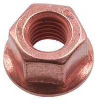 Connect 30739 Copper Flashed Nut Flanged M8 x 1.25 x 13mm Hex 5pc