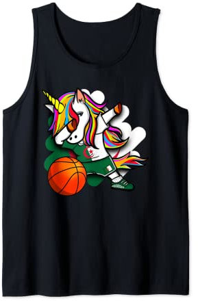 Maillot de basket licorne algérie drapeau algérien Débardeur