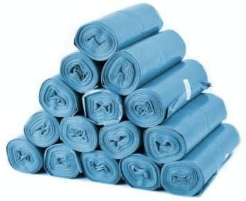 Beste Angebote 120L Müllsäcke Blau Müllbeutel Sack Abfallbeutel Mülltüten Tüten für Haushalt, Gastronomie und Gewerbe als Abfallsack (25)