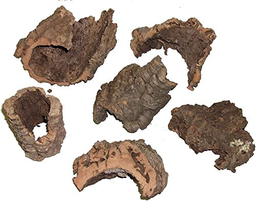 SAHAWA Bastelkork Kork Korkrinde Korkröhre 500g ca 7. Stücke