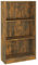 vidaXL Libreria Rovere Fumo 60x24x109 cm in Legno Multistrato