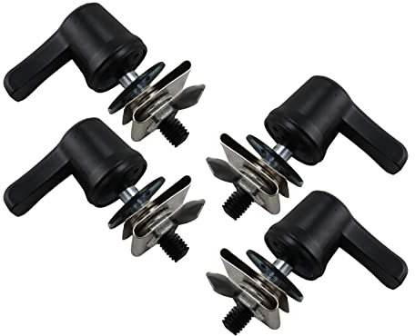 Ronyme 4 piezas de accesorios de montaje de alforjas para reemplazar el bloqueo del sistema antirrobo Touring