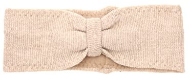 Zwillingsherz Stirnband mit Kaschmir - Hochwertiges Strick-Kopfband für Damen Frauen - Uni - Mit Fleece - Wolle - Ohrenschutz - Haarband - warm - weich für Winter und Frühjahr hbei