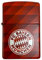 Original Zippo Feuerzeug FC Bayern München rot 540° matt Druck NEU Stadion Design - Sturmfeuerzeug Lighter FCB Fan