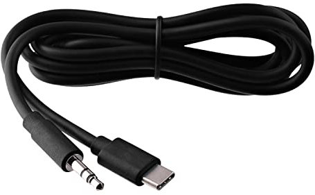 Austrian Audio Audio-Kabel mit 3,5mm Klinkenstecker (Länge 1,4m, USB-C Anschluss Hörerseitig), Analog-Audio Anschlusskabel Hi-X25BT Kopfhörer, schwarz