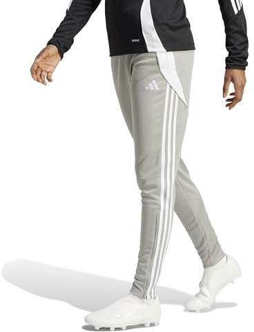 Adidas Women's Tiro 24 Training Pants, Team Mid Grey/White, Small
