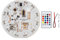 Panneau de Haut-parleurs, Haut-parleurs Intelligents CT19 Panneau D'ampoule de Haut-parleurs Colorés RVB avec Télécommande pour la Maison, Le Salon, la Cuisine