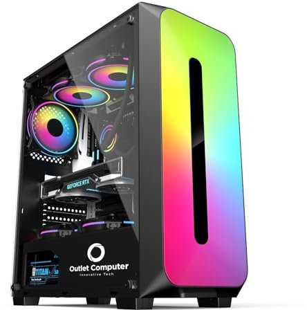 PC Gaming, Ordinateur de Bureau Fixe Intel i7 - GeForce GT 1030 2 Go GDDR5 - Windows 11 Pro - Wi-FI USB - HDMI et VGA - sans Fil - pour Bureau, Internet, école (RAM 64 GB, SSD 1 TB)