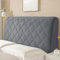 YOHOCS Stretch Bett Kopfteil Husse, Bett Kopf Rückenlehne Staubdichte Bezug, Dehnbare Saubdichte Schutzhülle für eine Vielzahl von Bettköpfen,Dark Grey,200cm