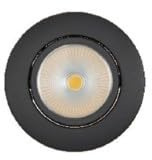 LED Deckeneinbaustrahler 5068 ECO Flat 8W BW matt 3000K 38° 350mA