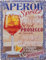 30 x 40 cm - XL Blechschild – APEROL Spritz –Deko Schild, Bar, Rezept Schild Aperitif - Spritz, Sprizz, Veneziano - Likör mit Prosecco