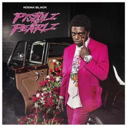 NTRECS Kodak Black Pistolz & Pearlz Album-Poster, 2 Leinwand-Poster, Schlafzimmer-Dekor, Sportlandschaft, Büro, Raumdekoration, Geschenk, ungerahmt, 30 x 30 cm