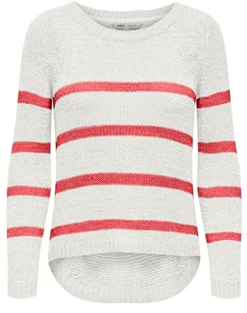 ONLY Women's Onlgeena Xo L/S Pullover KNT Noos Pullover Sweater