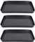 3 Pack Boot Tray, 13.8 x 10.8 inch Plastic Shoe Drying Tray Boot Mat Tray with Raised Edges for Entryway Indoor Outdoor