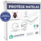 Housse Matelas Intégrale Anti-Punaises de Lit 160x200 - Certifiée en Laboratoire - Labellisée Oeko-TEX - Imperméable - Qualité Professionnelle