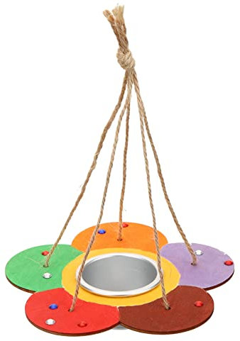 TOYANDONA 1 Satz DIY Holz Vogelhaus Vogelhäuschen zum bemalen Vogelfütterer Vogelhäuschen im Freien Kinderhandwerk Zeichenspielzeug aus Holz Holzhäuser zum Bemalen hölzern