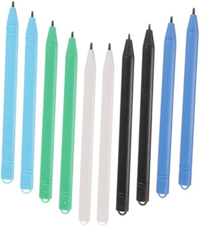 DIYEAH 10Piezas Bolígrafo para Tableta LCD de Lápiz Capacitivo para Pantallas Táctiles para Dibujo y Escritura Ergonomía y Durabilidad Uso Prolongado