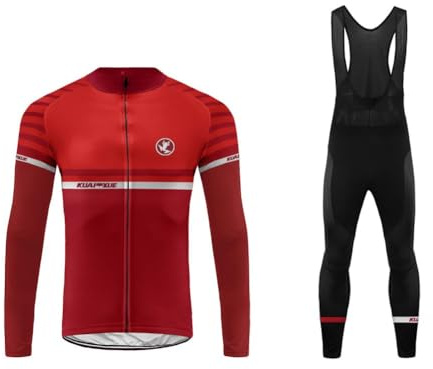 UGLY FROG 2026 Radtrikot Langarm Herren Set Rennrad Trikot Fahrradtrikot Radsportanzüge mit Gepolsterte Winter Wear